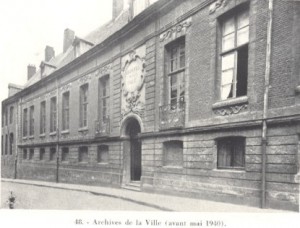 Tournai archives de la ville avant 1940