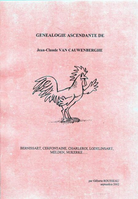 G&eacute;n&eacute;alogie ascendante de Jean Claude VAN CAUWENBERGHE