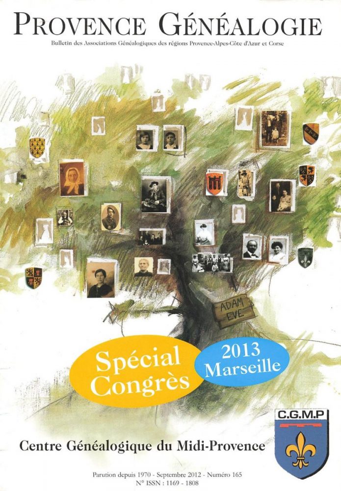 PROVENCE GENEALOGIE 165- 2012