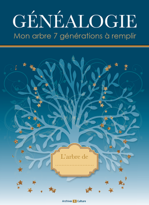 Mon arbre reli&eacute; 7 g&eacute;n&eacute;rations &agrave; remplir