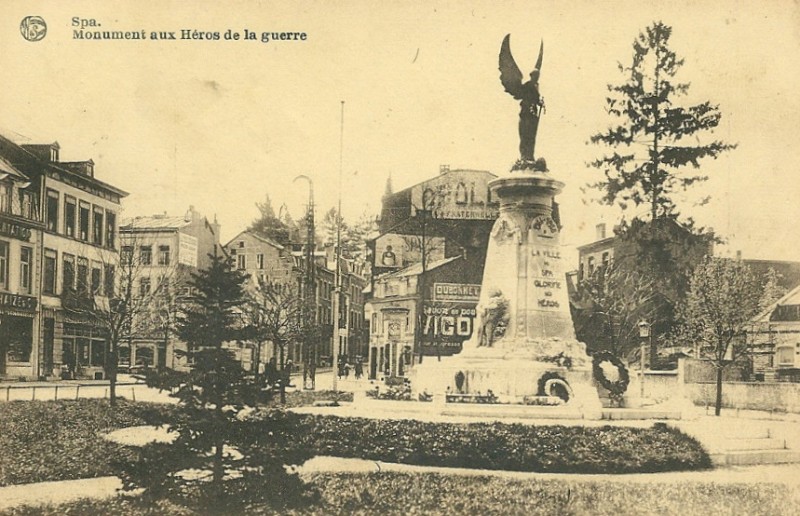 Monument au mort de la ville de Spa province de Liège